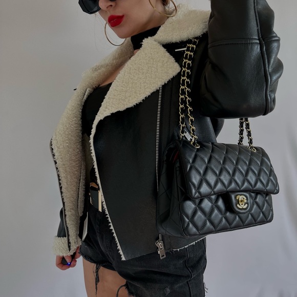 BlankNYC Sherpa faux leather jacket Size S / NWT main image 0